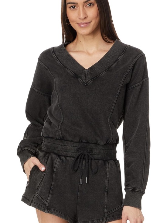 Free People Pants - NWT Free People Women's Intercept Romper Washed Black, Size M
